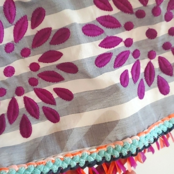 NWT Buckley K off the Shoulder Embroidered Hada top size XS - Picture 2 of 6